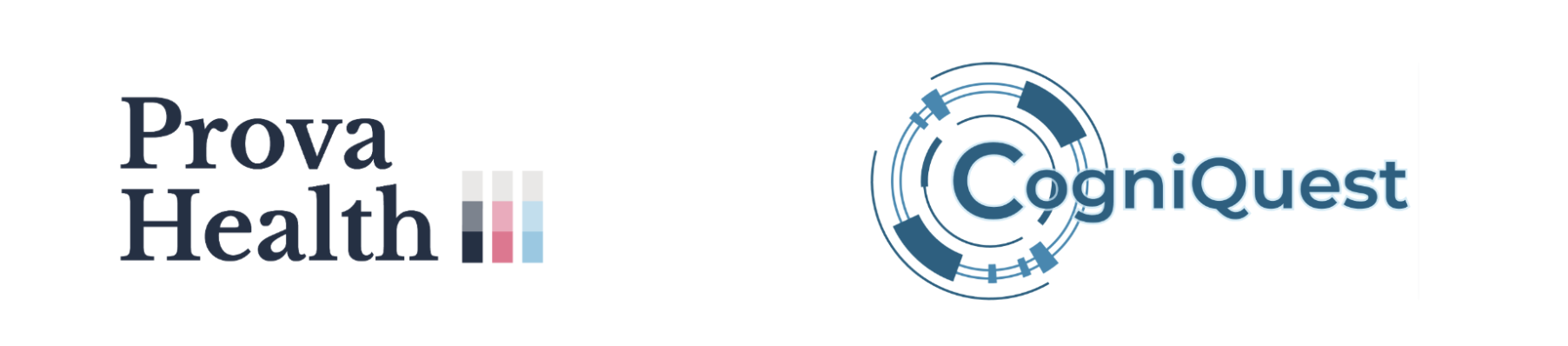 Prova Health and CogniQuest logos
